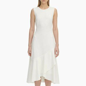 White Sleeveless dress from Calvin Klein size 10
